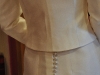 High neck winter wedding jacket and skirt