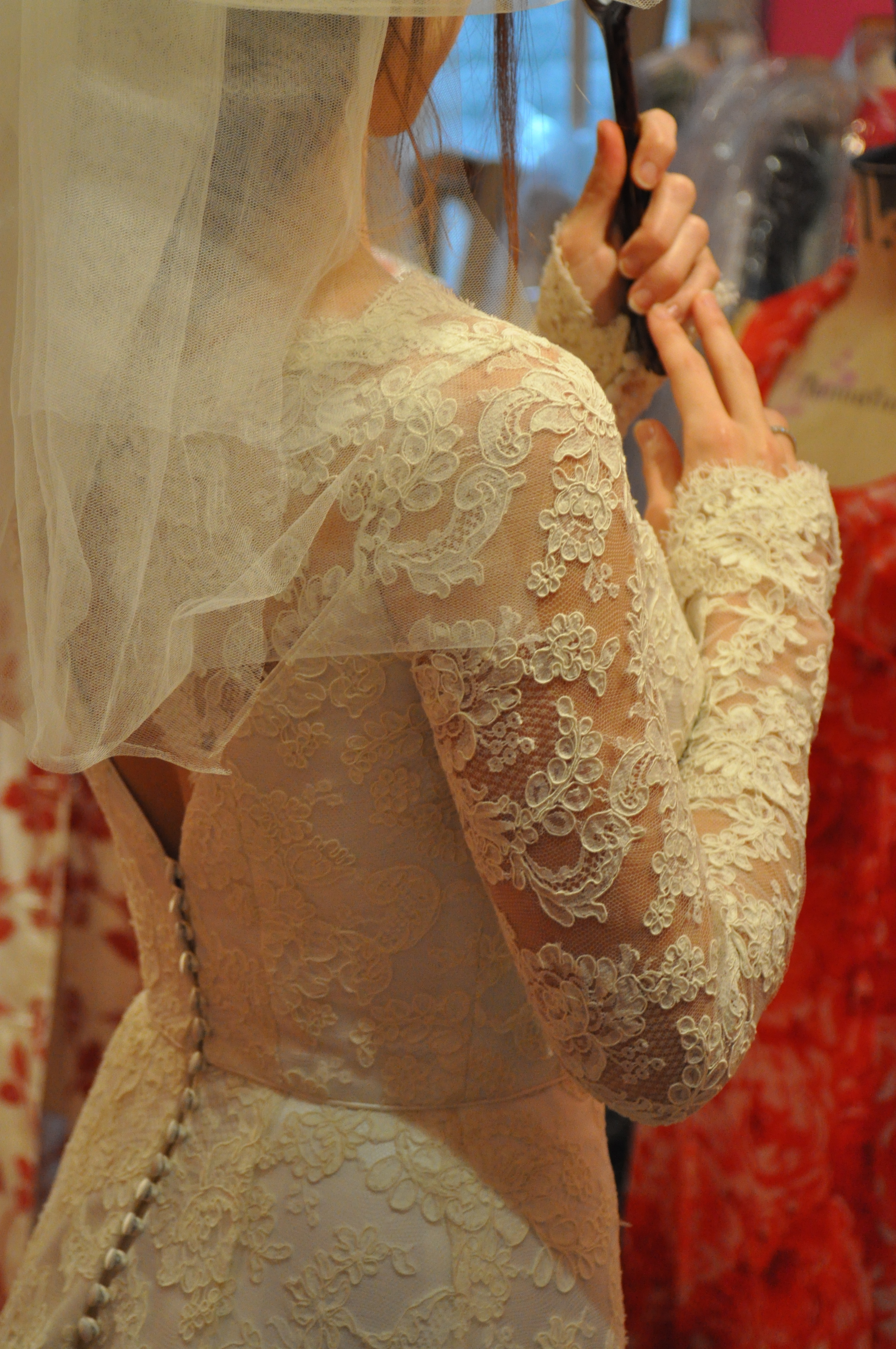 Fabulous lace wedding dress