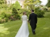 Flowing wedding dress